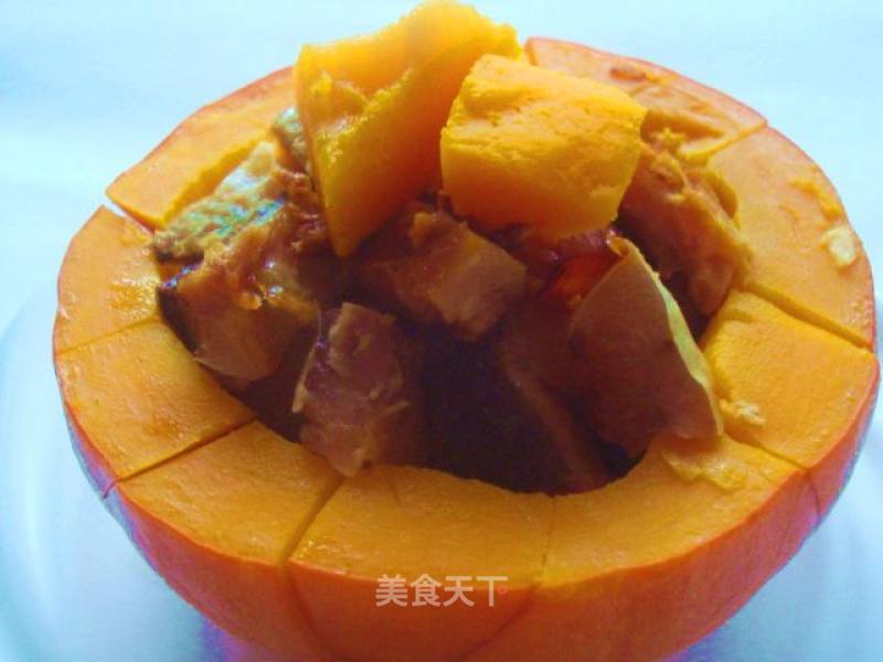 Pumpkin Steamed Preserved Fish recipe