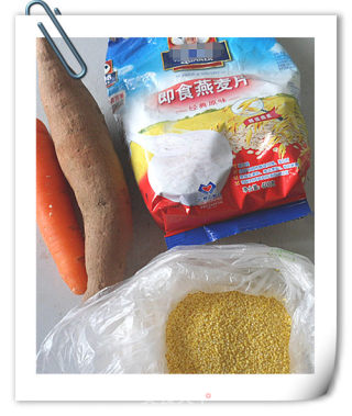 Sweet Potato Millet Oatmeal Porridge recipe