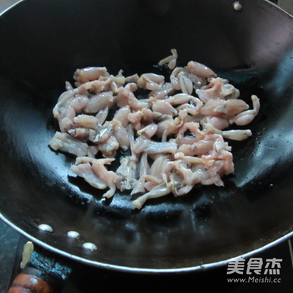 Garlic Frog Meat recipe