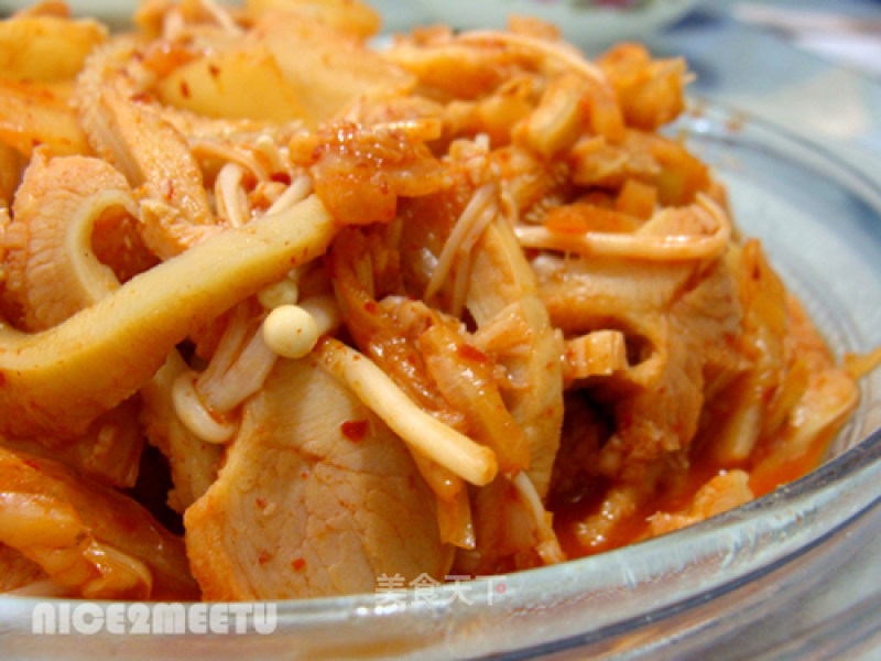 Kimchi Tripe Shreds recipe