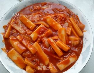Korean Fried Rice Cake recipe