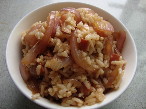 Fried Rice with Onion recipe