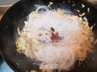 Stir-fried Cabbage with Vermicelli recipe