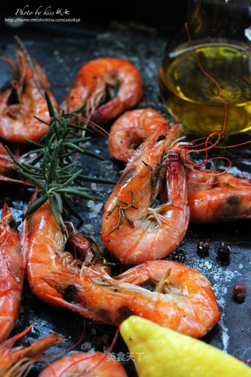 Fragrant---roasted Shrimp with Rosemary recipe