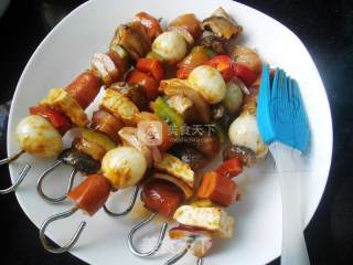 #aca烤明星大赛# Shacha Skewers recipe