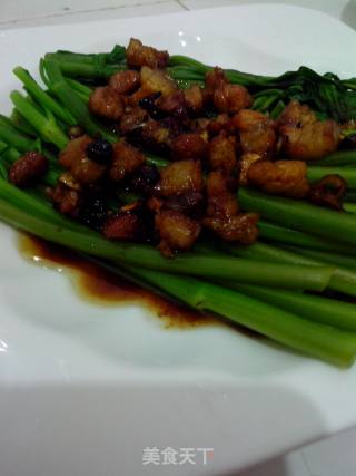 Scallion Oil Water Spinach recipe