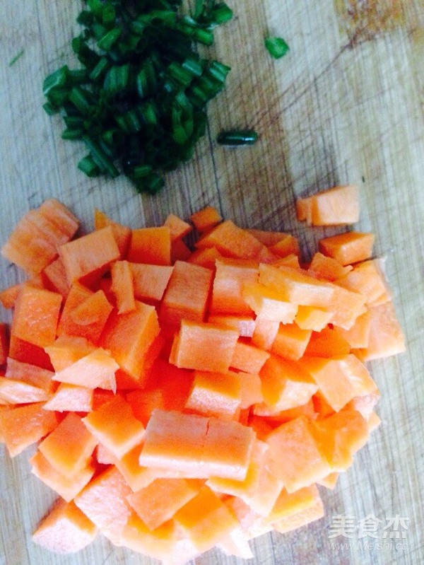 Carrot and Egg Fried Rice recipe