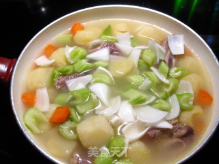 Potato Carrot Beef Short Rib Stew Soup recipe