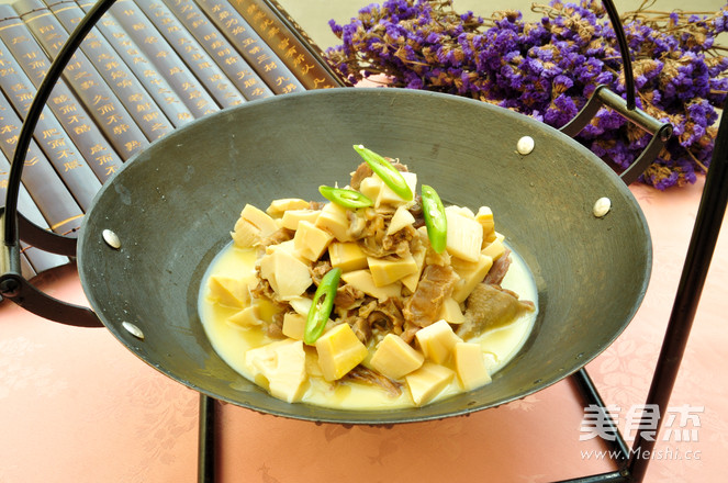 Roasted Bamboo Shoots with Duck recipe