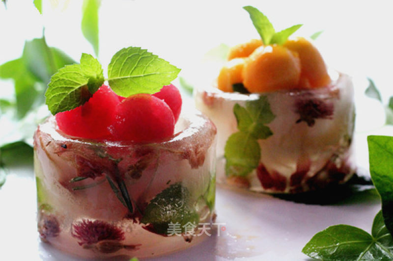 Summer "ice" Seasons [fruit Flower Tea Ice Cup] recipe