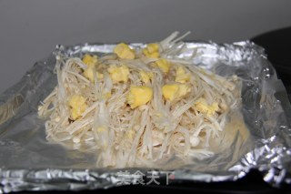 Garlic Roasted Enoki Mushroom recipe