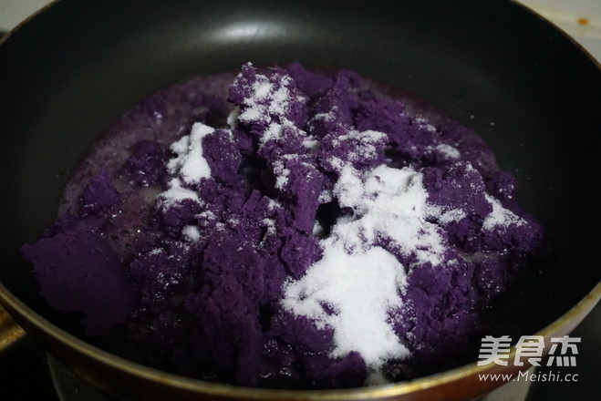 Purple Sweet Potato Crystal Cake recipe