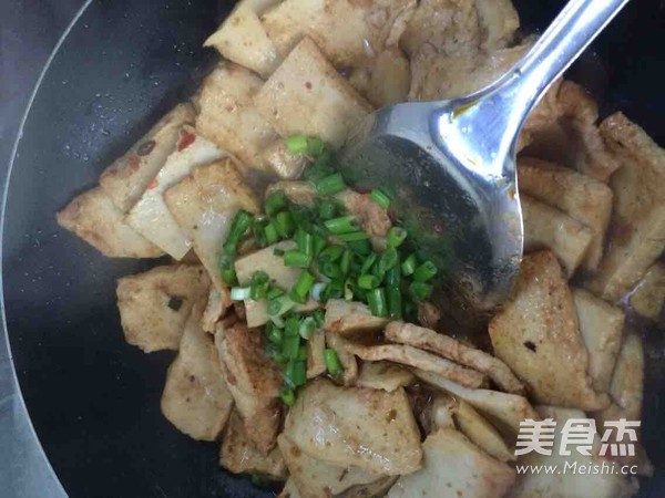 Vegetarian Fried Thousand Page Tofu recipe