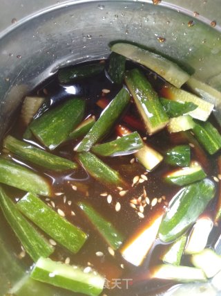 Pickled Cucumbers in Sauce recipe
