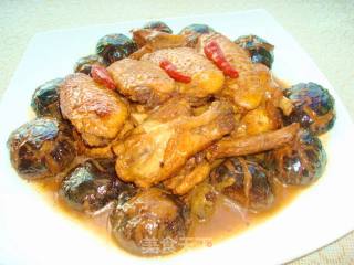 Braised Chicken Wings with Mushrooms recipe