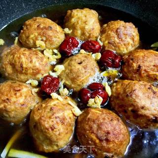 Meat Ball with Soy Sauce recipe