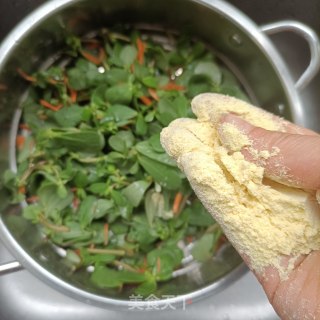 Steamed Purslane recipe