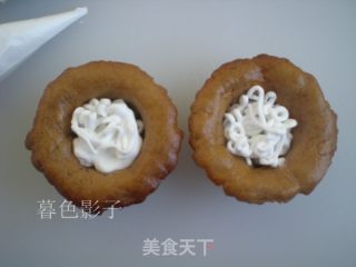 #四session Baking Contest is Love Eating Festival# Ginger Biscuits Cream Flower Basket recipe