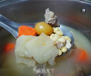 Soybean Pomelo Peel Dragon Bone Soup recipe