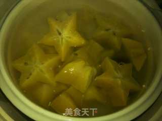 Stewed Carambola with Chuanbei Powder recipe