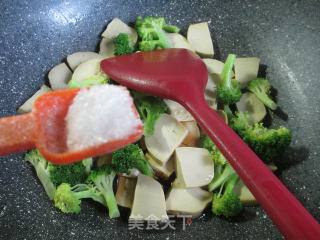 Fried Chicken with Broccoli recipe