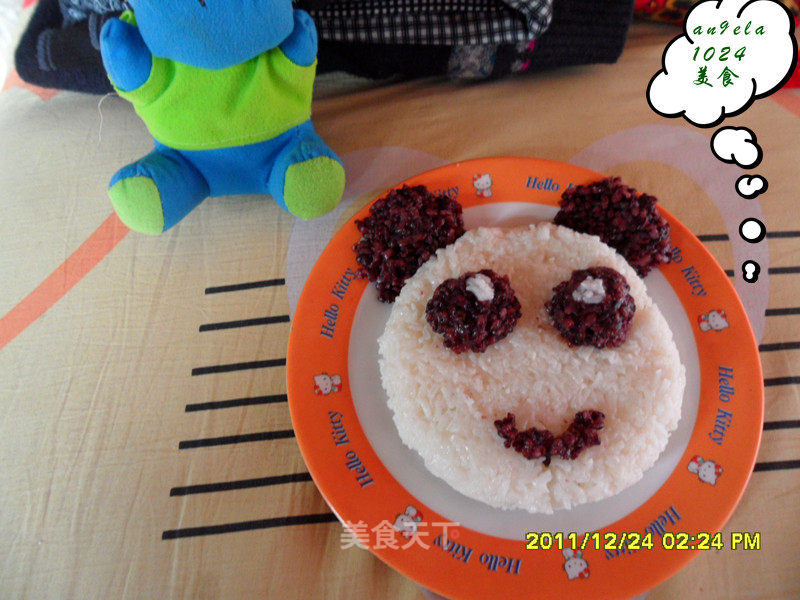 Panda Rice Ball recipe