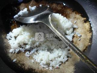 Fried Rice with Red Amaranth recipe