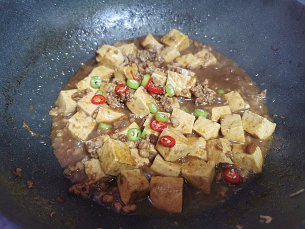 Sauce-flavored Minced Pork Tofu recipe