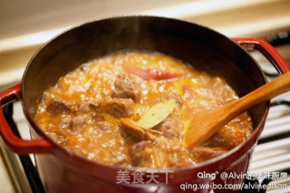 Stewed Beef Tendon with Tomato recipe