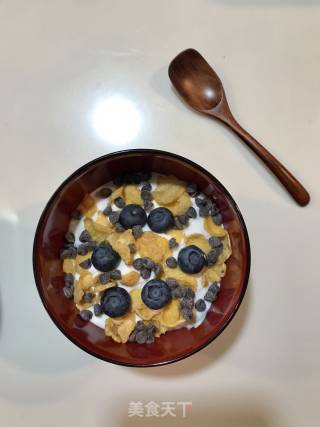 Blueberry Oatmeal Peas Yogurt recipe