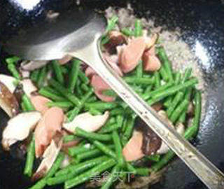 Stir-fried Ham with Mushroom recipe