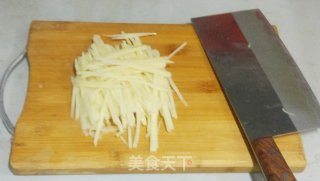 Hot and Sour Potato Shreds recipe