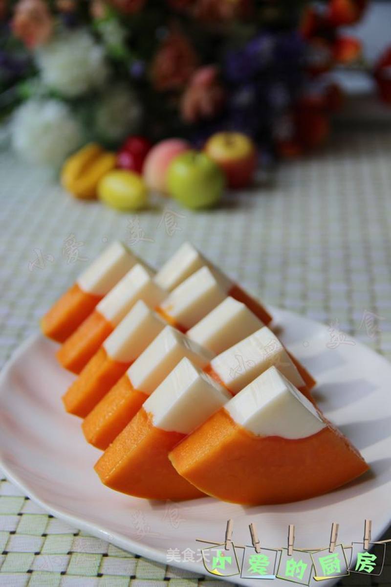 Papaya Milk Jelly recipe
