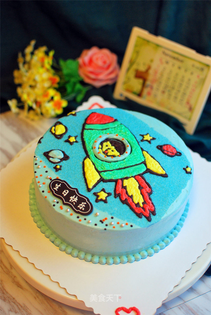 #trust之美#little Rocket Birthday Cake recipe