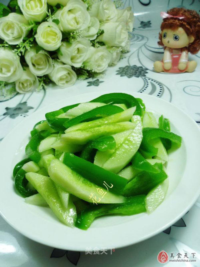 Light Pepper Mixed with Cucumber recipe