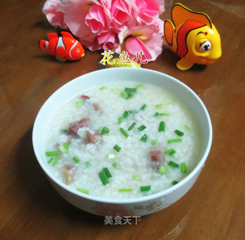 Steamed Duck Leg Rice Congee
