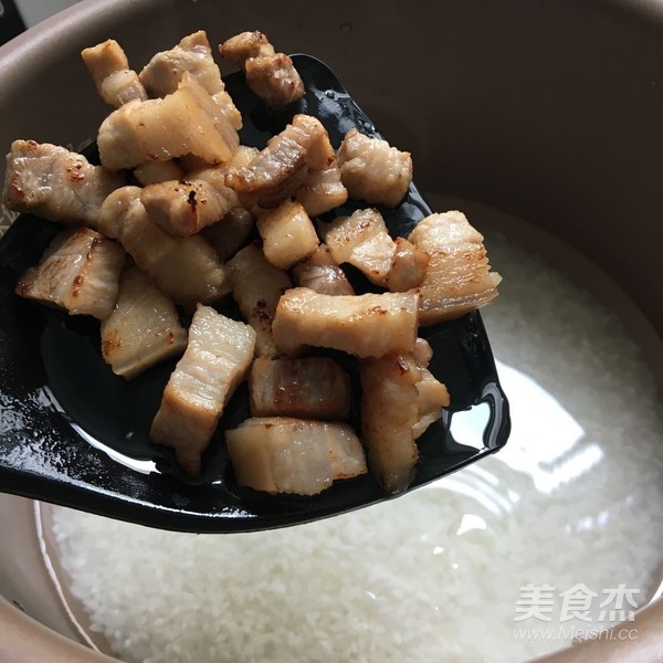 Potato Pork Belly Braised Rice recipe