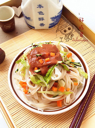 Red Fermented Bean Curd and Sesame Sauce Noodles