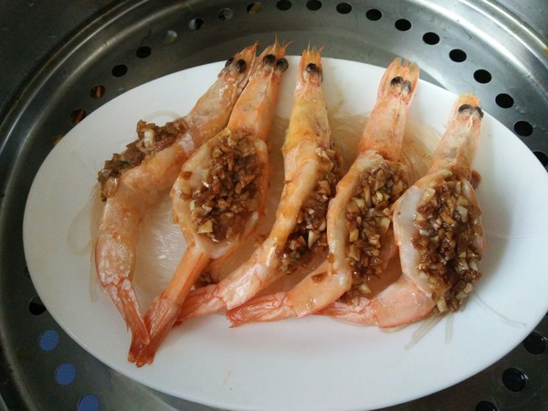 Garlic Vermicelli Open Back Shrimp recipe