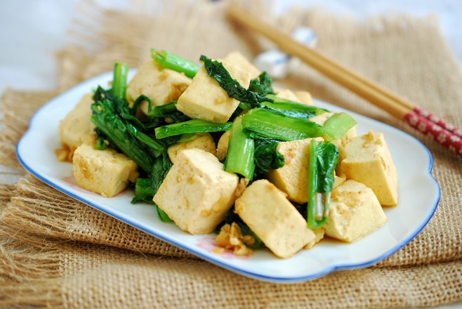 Stir-fried Tofu with Cabbage recipe