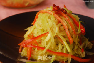 Enhance Appetite and Promote Digestion. Crystal Clear Cold Food-cold Salad Shredded Lettuce recipe