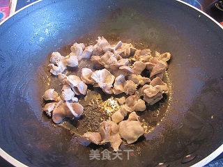 Fried Mushrooms with Chicken Kidney recipe