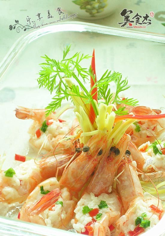 Steamed Shrimp with Wine Stuff recipe