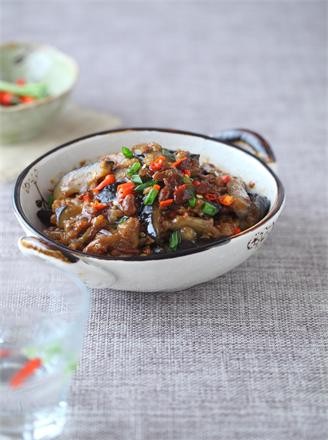 Grilled Eggplant with Minced Pork recipe