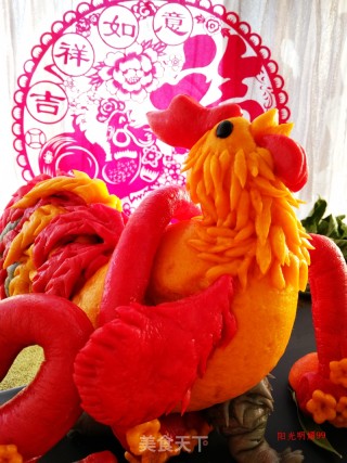 [henan] Golden Chicken New Year Bean Paste (creative Pastry) recipe