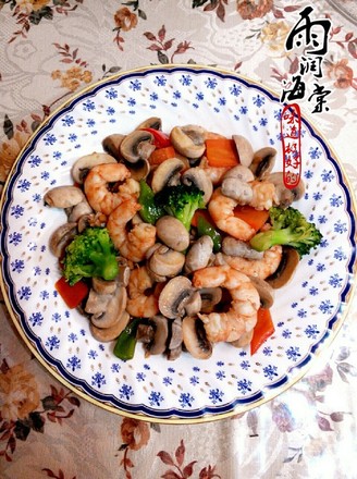 Tricholoma and Bamboo Shrimp recipe