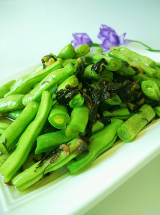 Stir-fried String Beans with Olive Vegetables