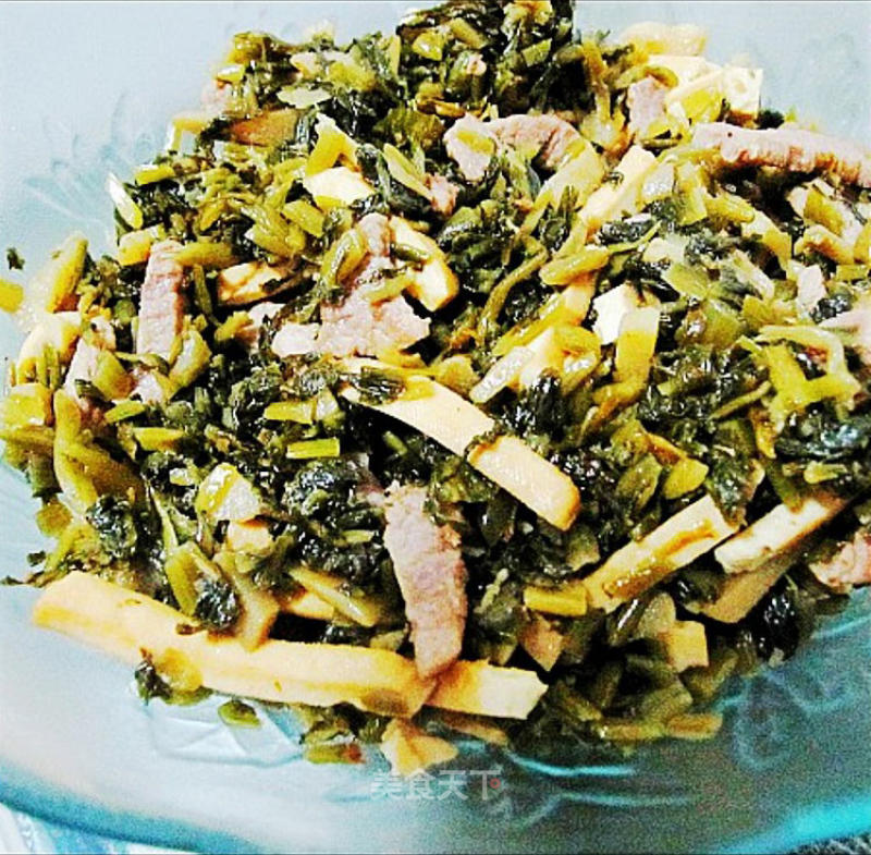 Stir-fried Shredded Pork with Bamboo Shoots and Pickled Vegetables (anhui Cuisine) recipe