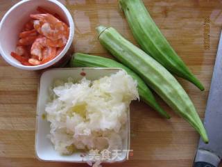 Fried Shrimp with Okra recipe