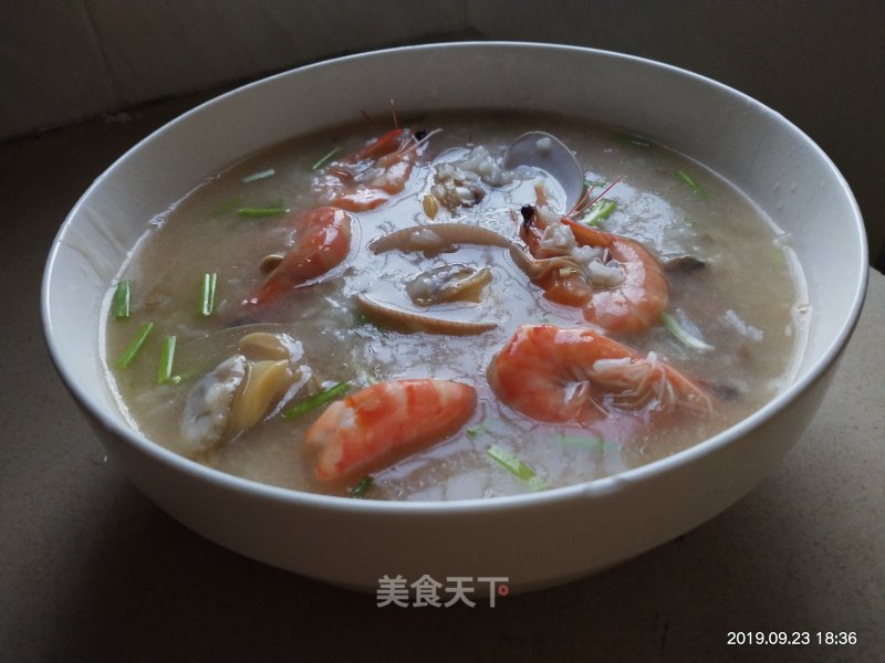 Seafood Congee recipe